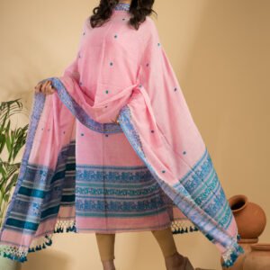 Baluchuri Cotton Jamdani Suit (Unstitched) – Elegant 2-Piece Set