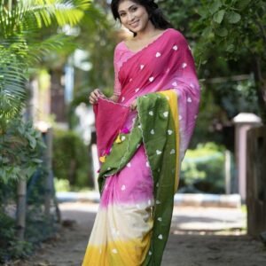 Pure Mul Cotton Handwoven Saree