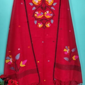 Pure Cotton Jamdani Suit (UNSTITCHED) – Elegant 2-Piece Set