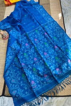 Handwoven Pure Gachi Tassar Saree with Blouse Piece