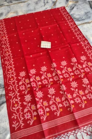 Pure Gachi Tassar Silk Mina Buti Handloom Saree